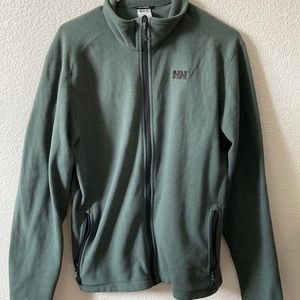 Helly Hansen Fleece Zip Up Jacket Forest Green Men’s Medium